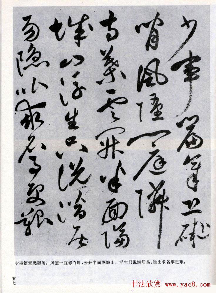 祝允明草书欣赏《闲居秋日诗卷》