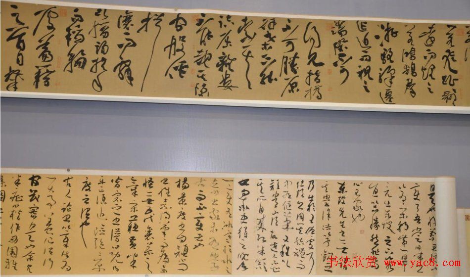 全国首届手卷书法作品展