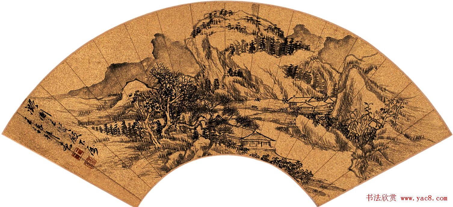 王铎扇面书法欣赏20幅