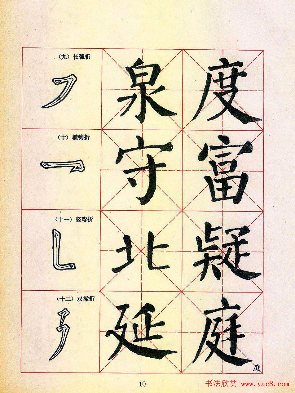 楷书习字帖《颜勤礼碑》