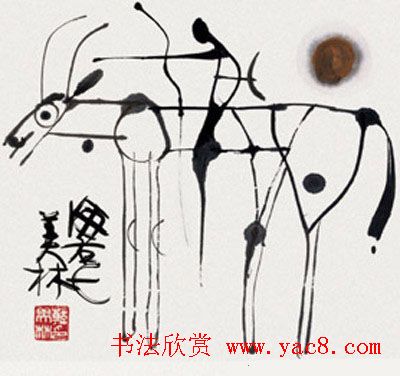 韩美林独特艺术作品《天书》 韩美林独特艺术作品《天书》