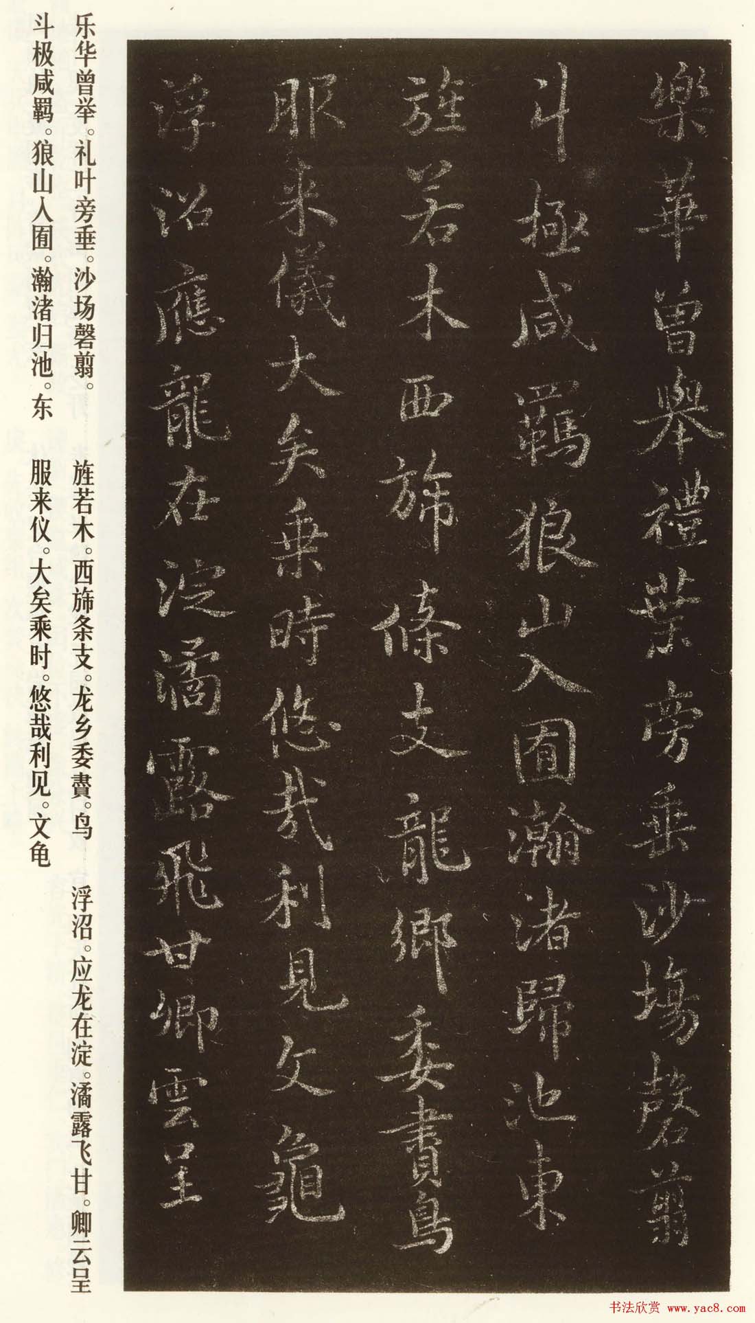 褚遂良书法作品欣赏《文皇哀册》