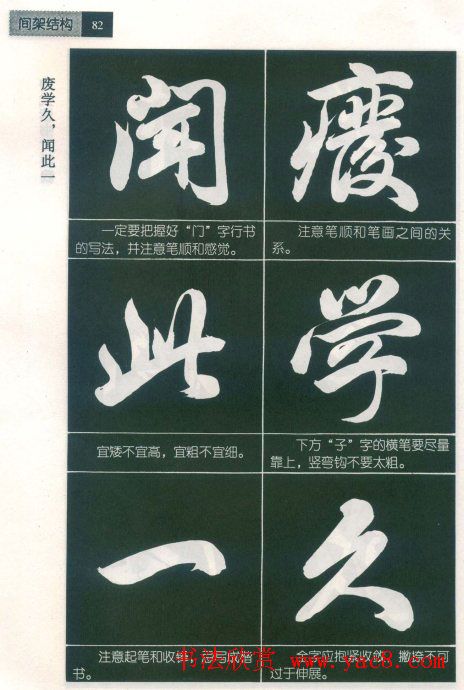 田英章字帖欣赏《毛笔行书笔法教程》2