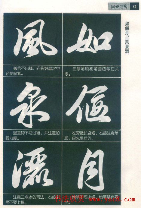 田英章字帖欣赏《毛笔行书笔法教程》2