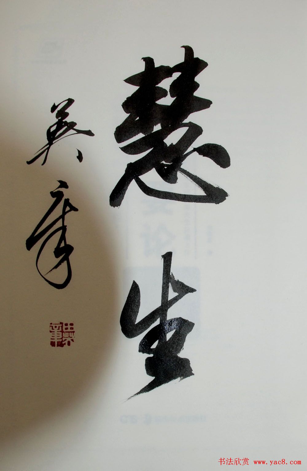 田英章书法2字作品欣赏第三辑