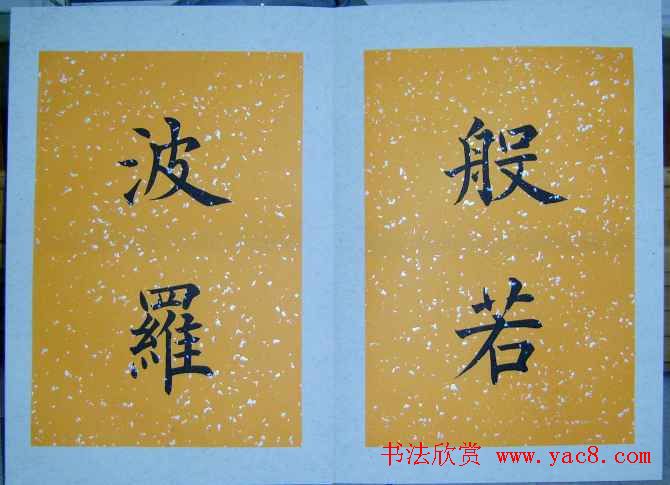 王利泉书法楷书欣赏心经册页