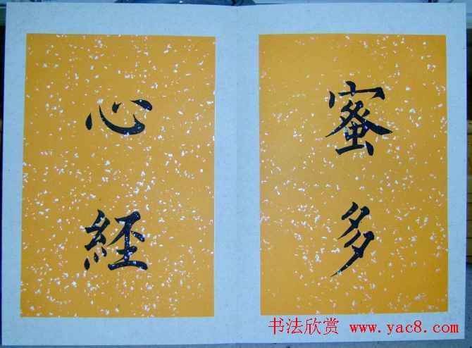王利泉书法楷书欣赏心经册页