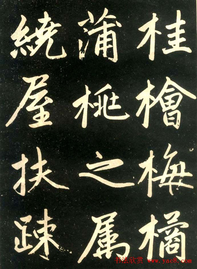 赵孟頫楷书欣赏《寿春堂記》拓本