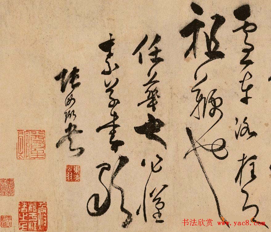 张弼草书长卷《怀素上人草书歌》