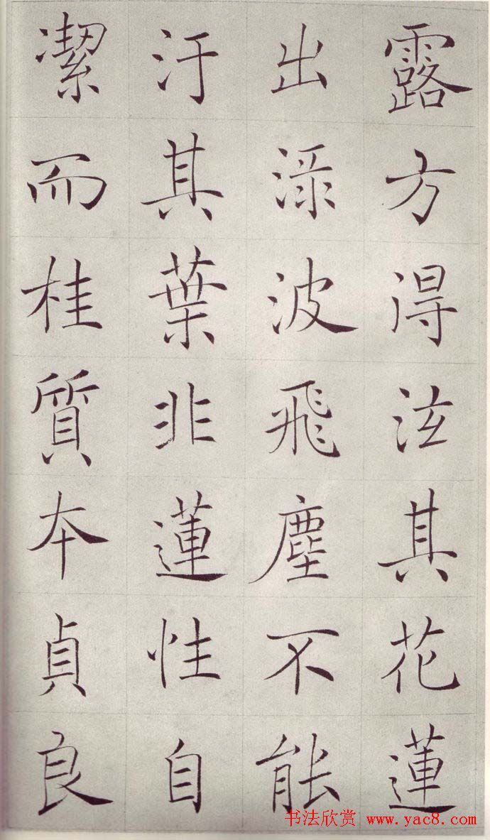 赵世骏楷书临《褚遂良雁塔圣教序》