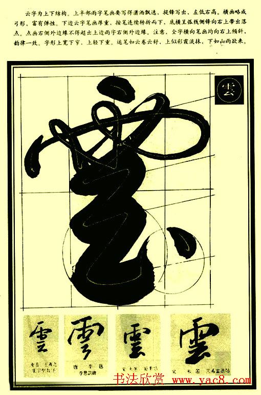 字帖图片《行草笔法解析》