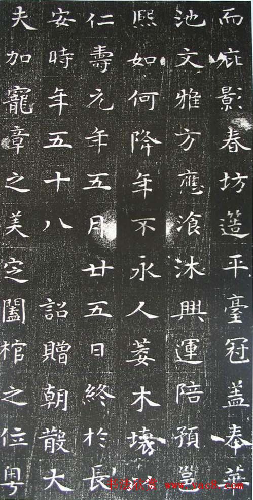 清雅楷法《隋张盈夫妇墓志》