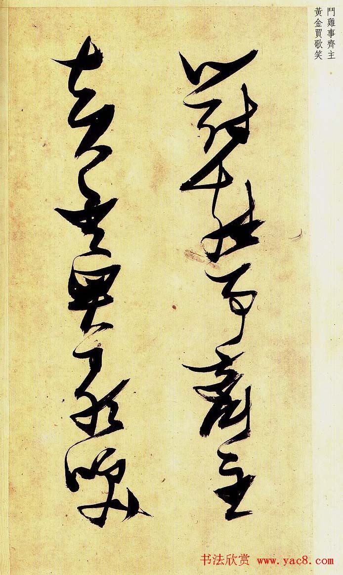 《明张瑞图草书偶然作》册页欣赏