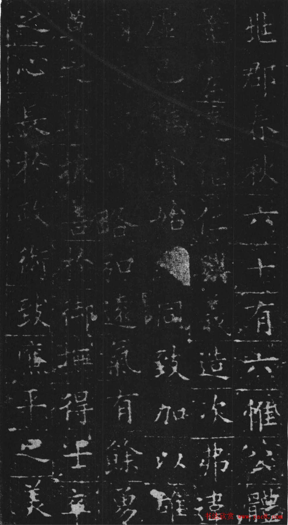 欧阳询正书《姚辩墓志》