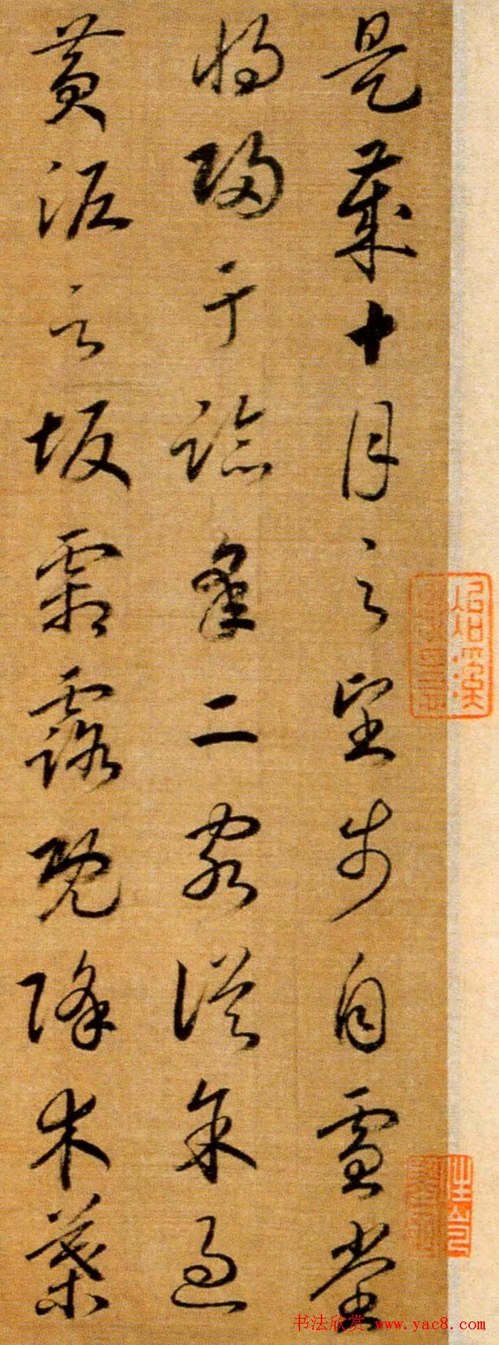 赵构草书欣赏《后赤壁赋卷》