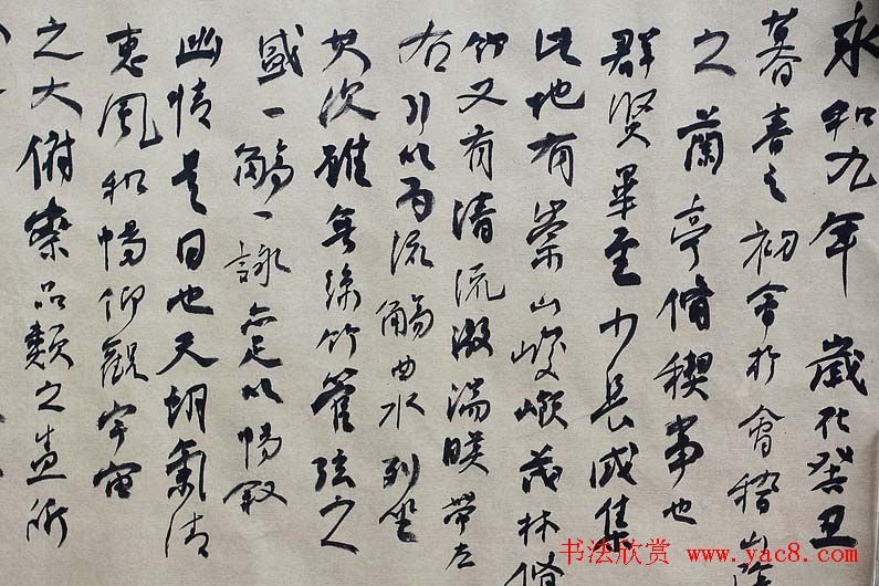 王金泉行书作品欣赏《兰亭序》