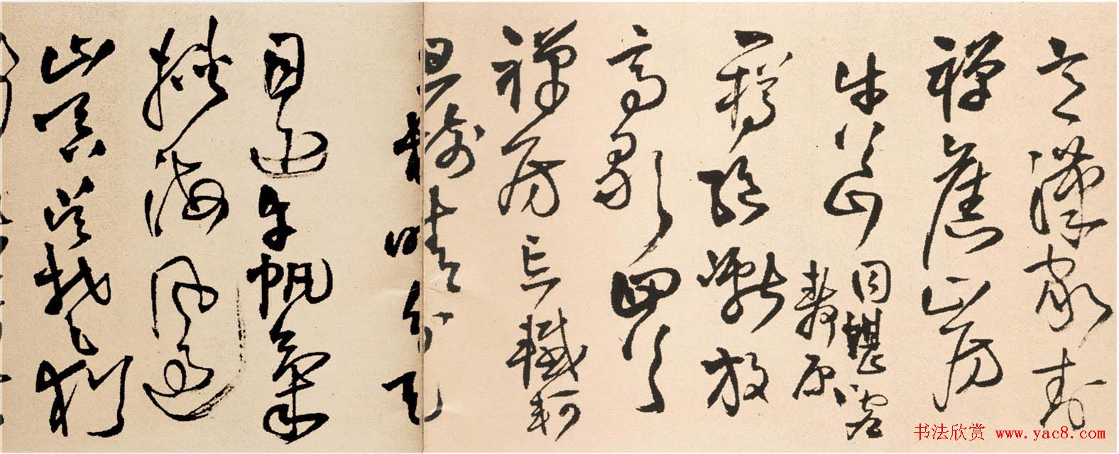 王铎草书欣赏《赠张抱一草书诗卷》