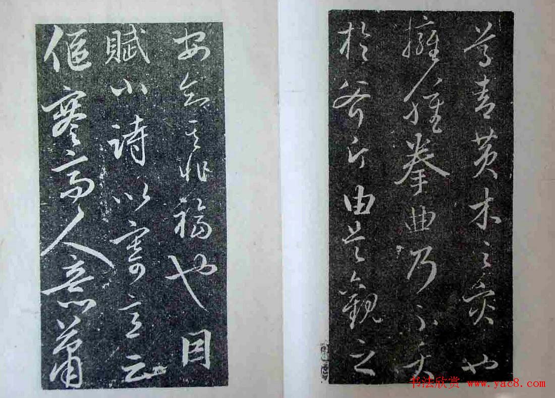 赵孟頫字帖《明拓赵松雪野竹图行书帖》