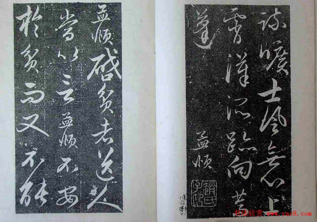 赵孟頫字帖《明拓赵松雪野竹图行书帖》
