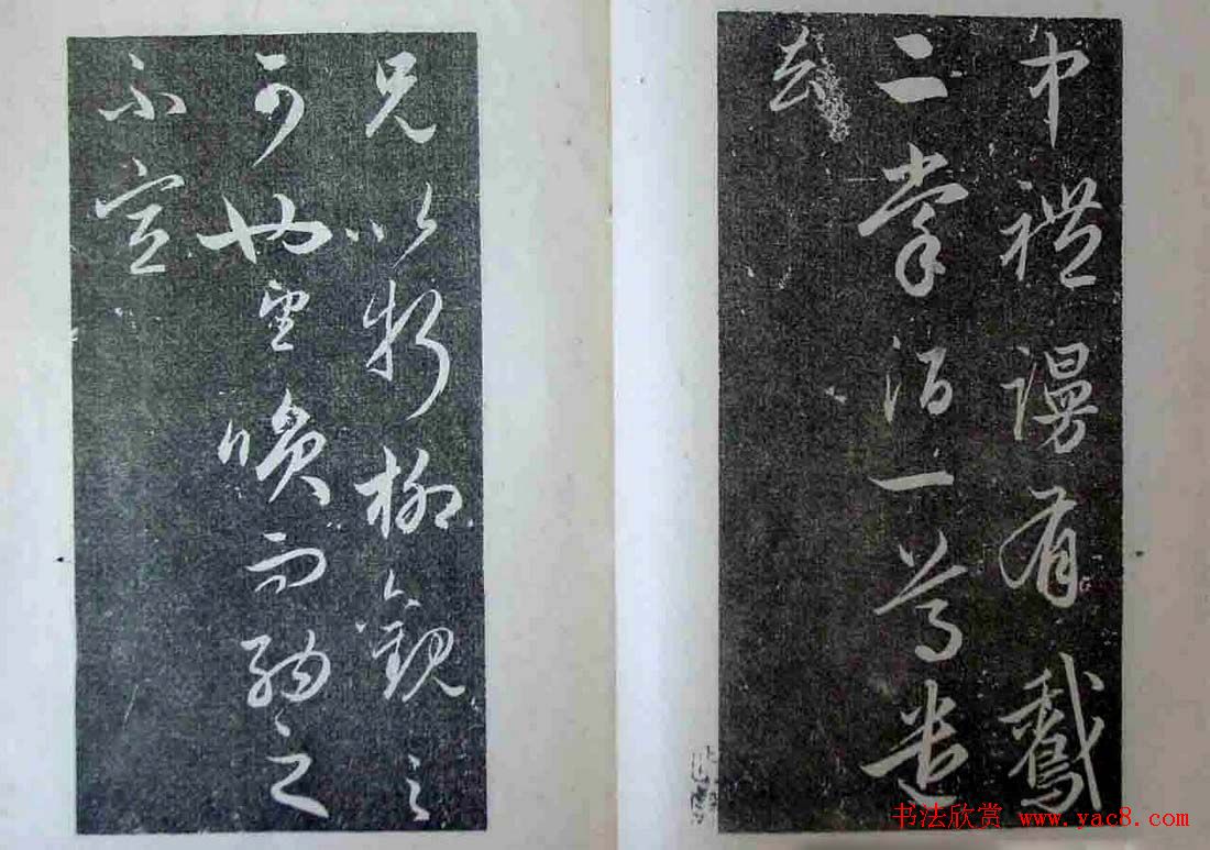 赵孟頫字帖《明拓赵松雪野竹图行书帖》