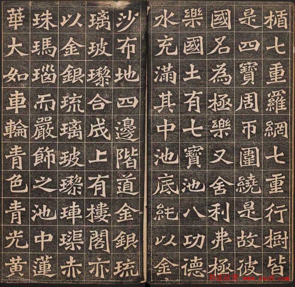 王代功书法欣赏《佛说阿弥陀经》