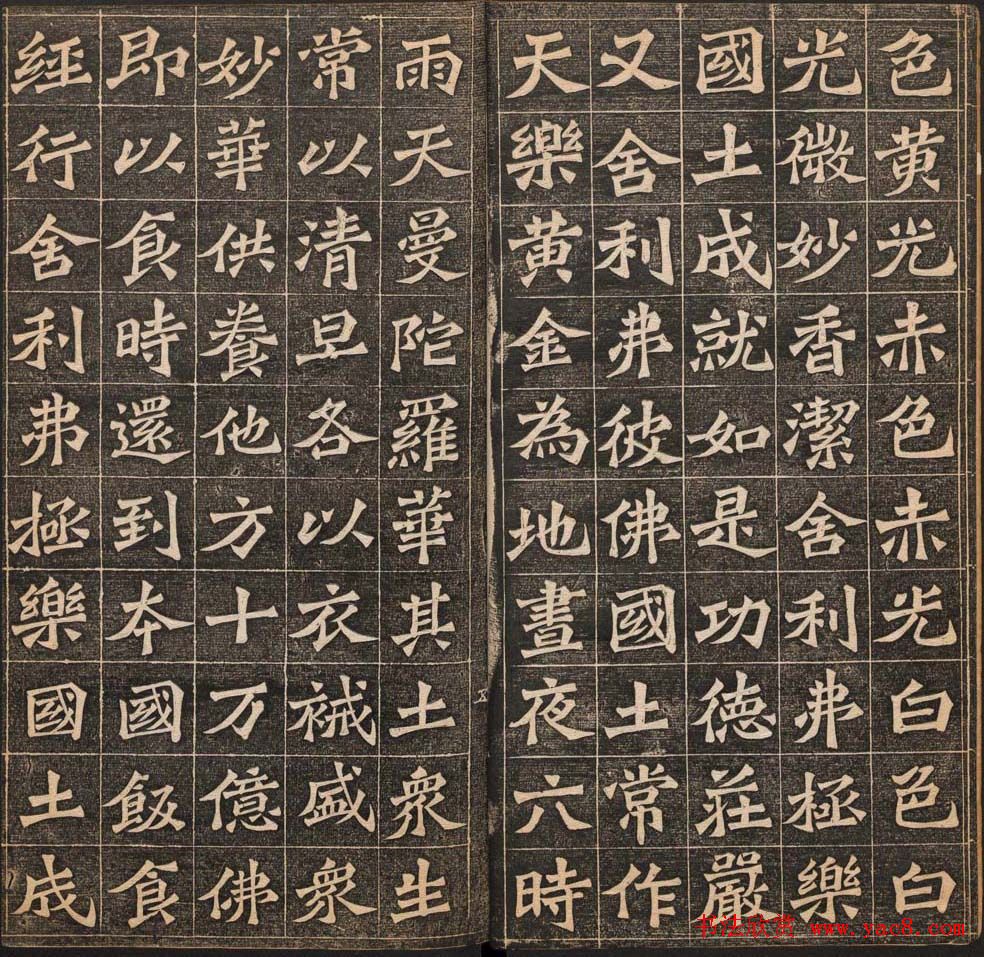 王代功书法欣赏《佛说阿弥陀经》