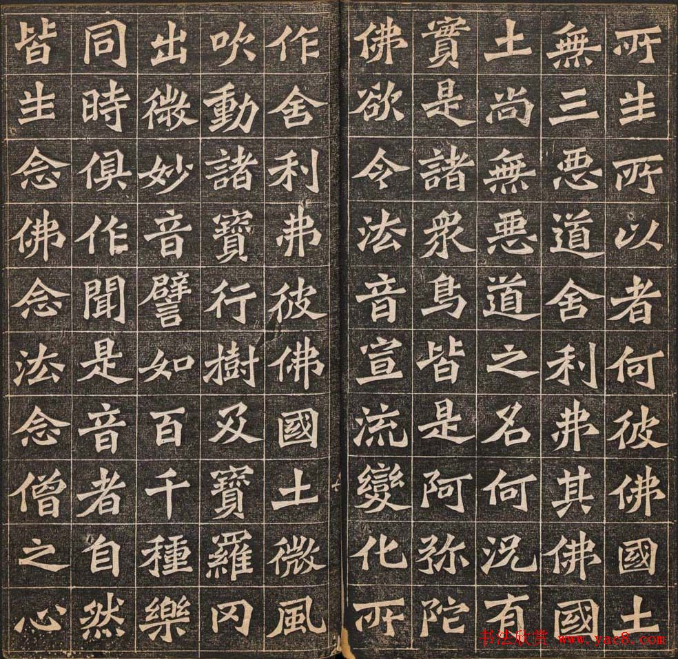 王代功书法欣赏《佛说阿弥陀经》