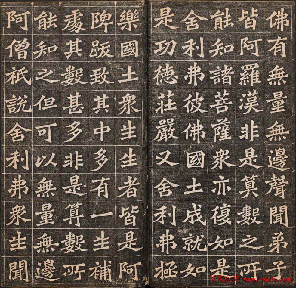 王代功书法欣赏《佛说阿弥陀经》