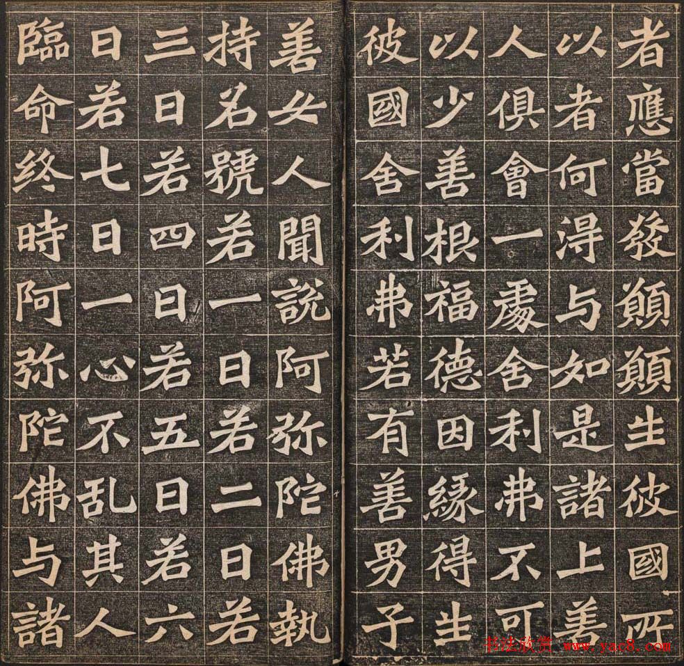 王代功书法欣赏《佛说阿弥陀经》