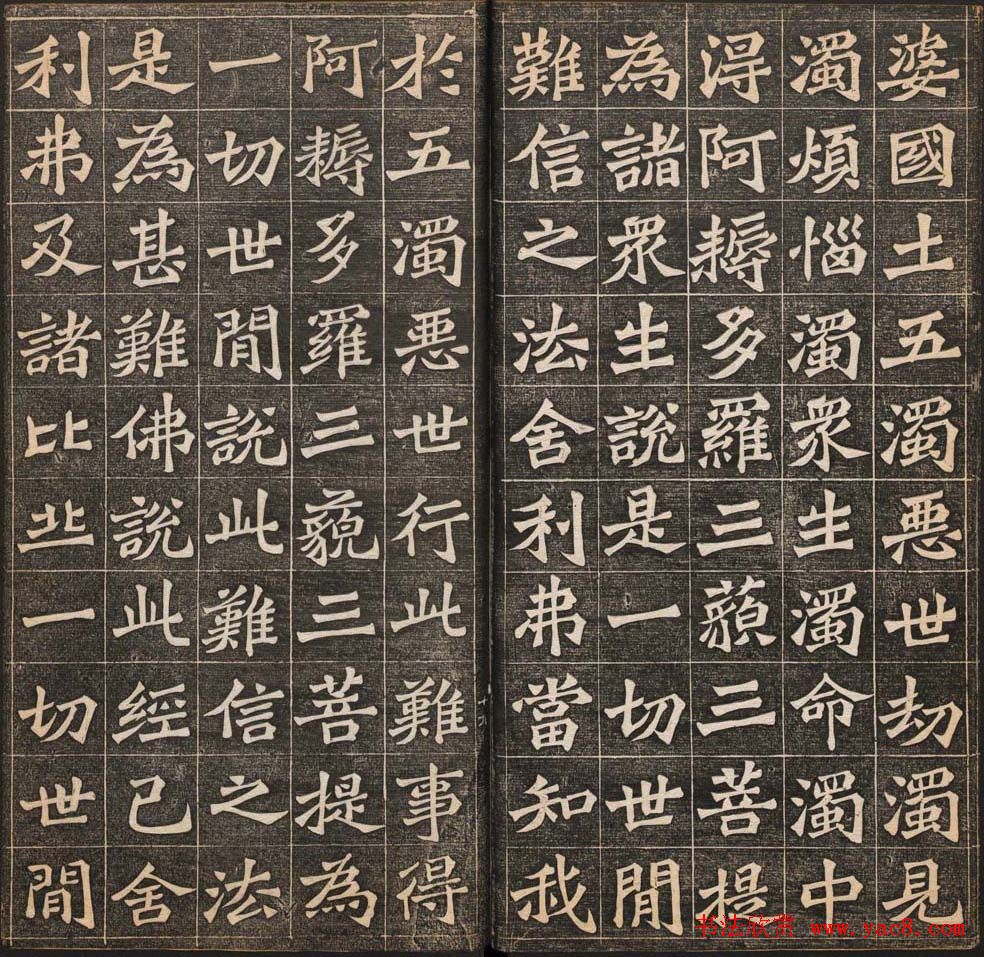 王代功书法欣赏《佛说阿弥陀经》