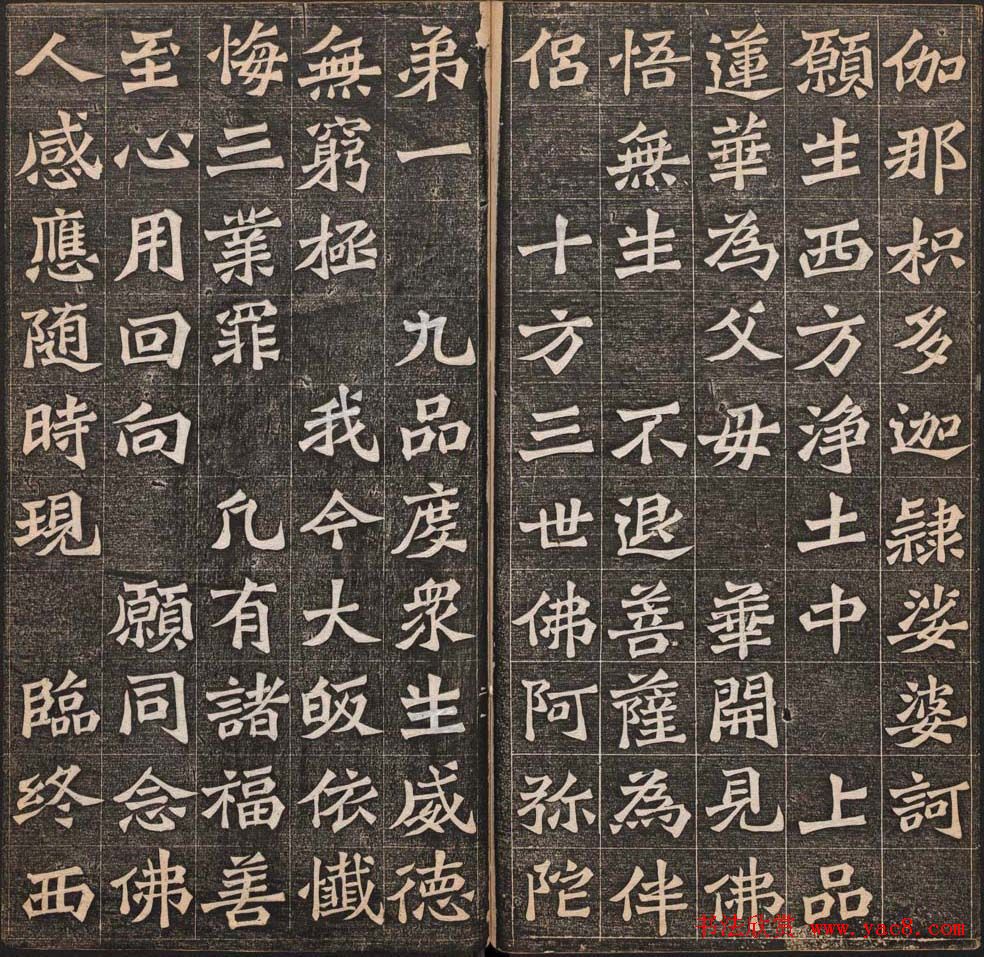 王代功书法欣赏《佛说阿弥陀经》