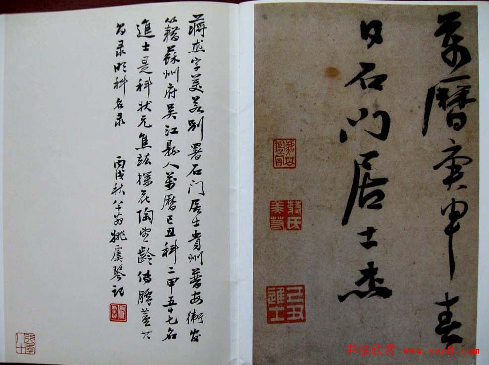 石门居士书法《明蒋美若字册》