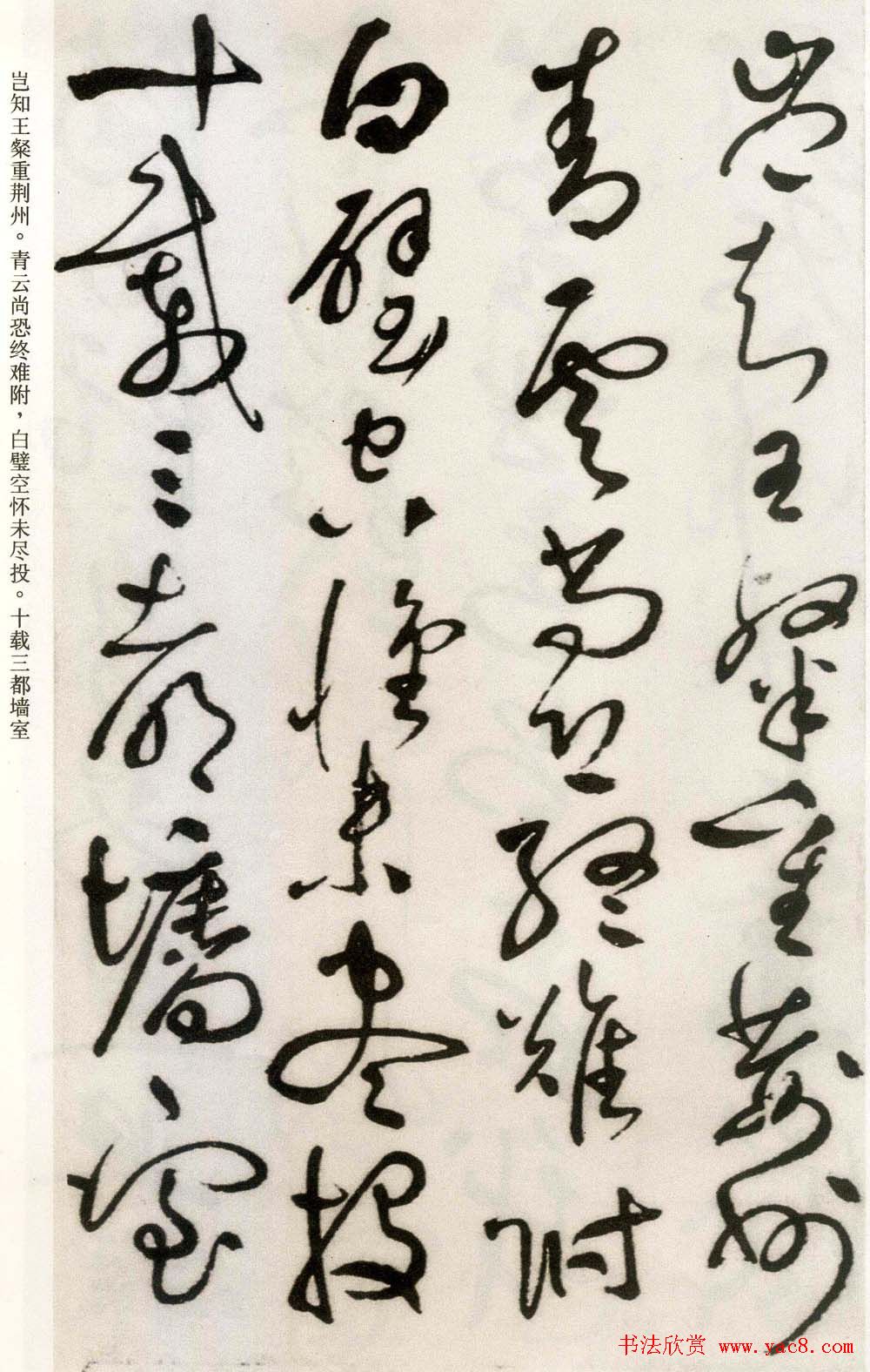 祝允明草书欣赏《自书诗卷五章》