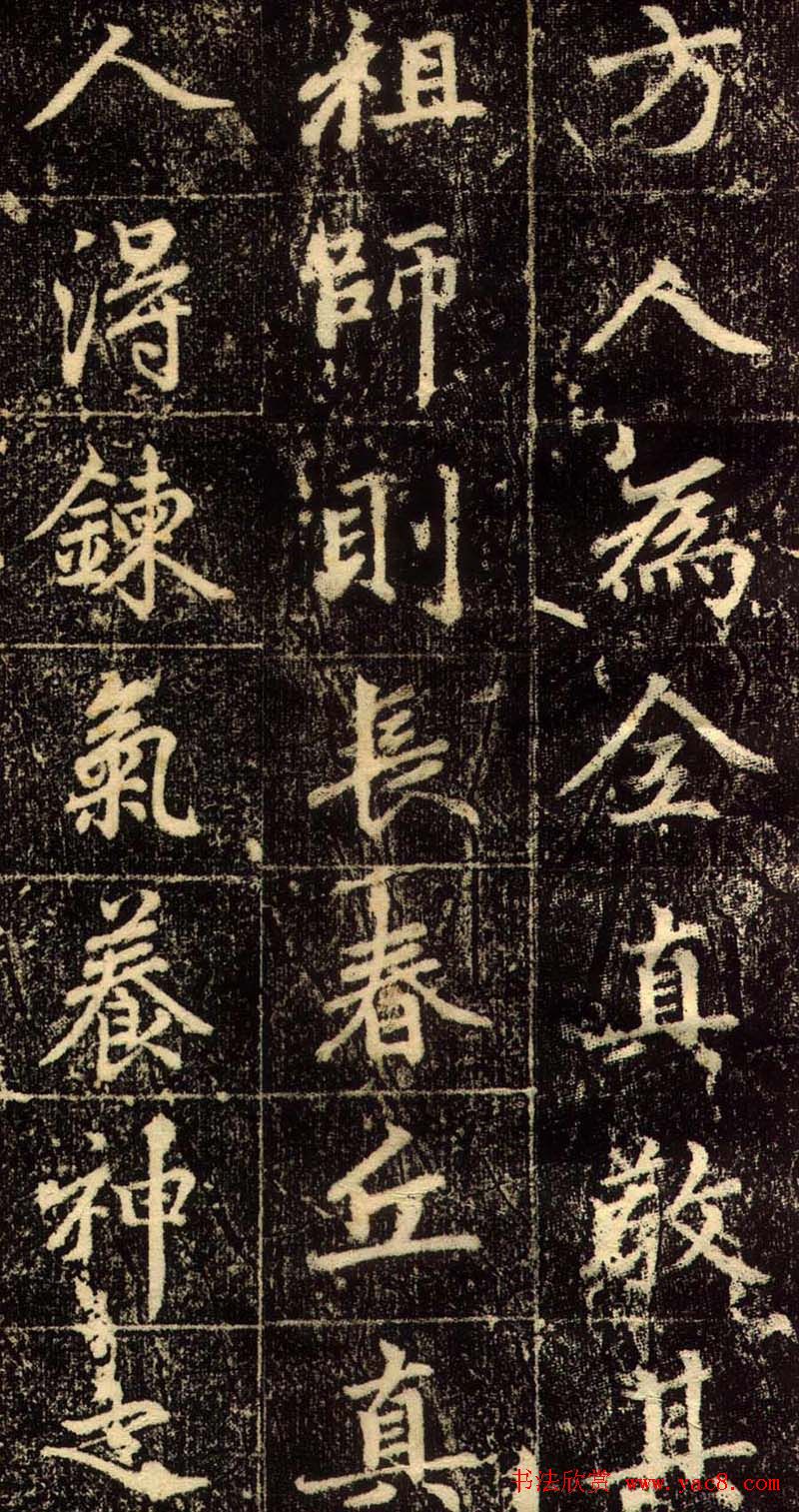 赵孟頫行书欣赏《长春道院记》