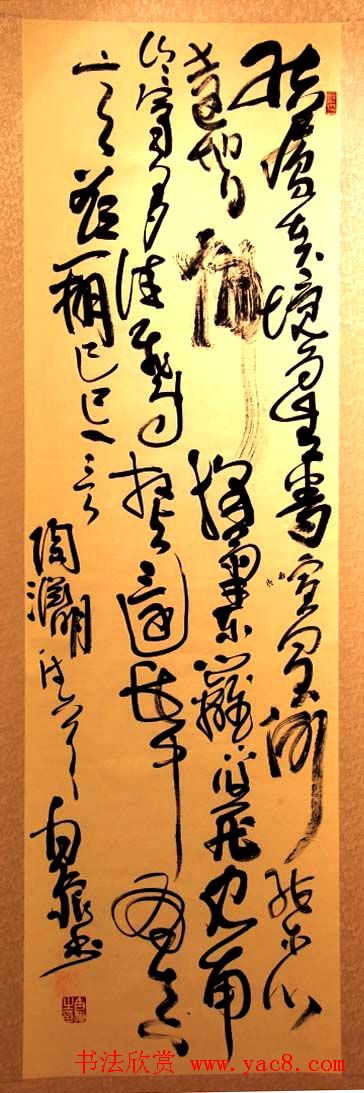 书法名家白狼《狂草书法展》