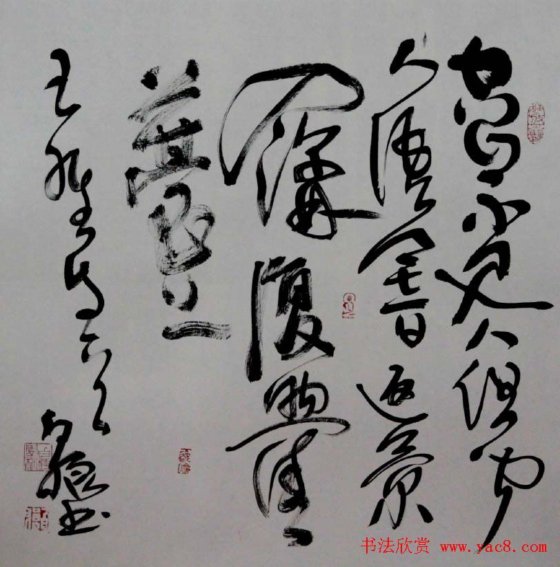 书法名家白狼《狂草书法展》