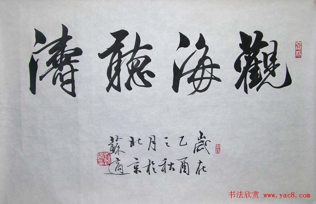 苏适行书书法作品欣赏