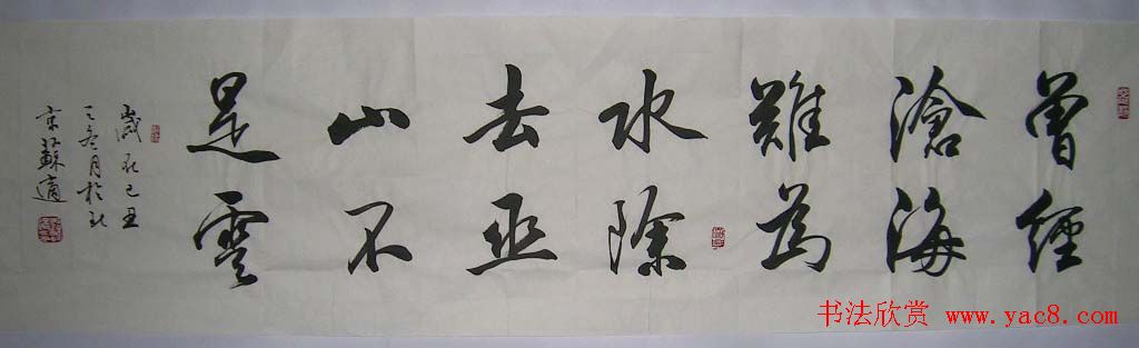 苏适行书书法作品欣赏