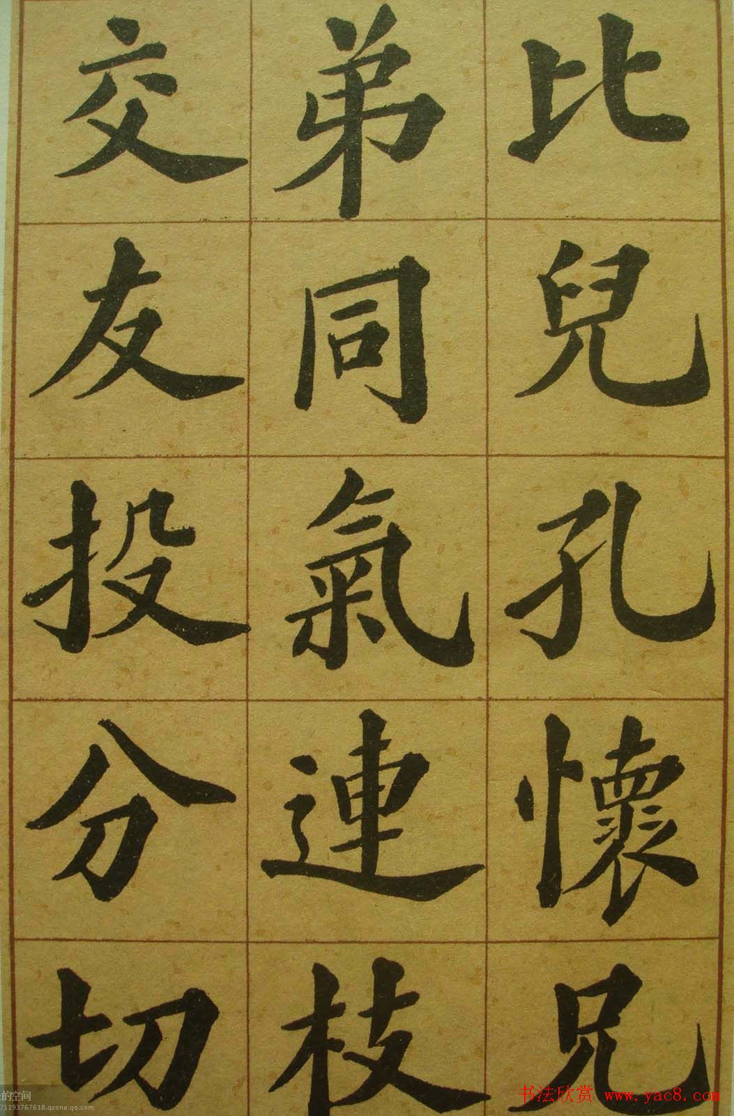 郑孝胥楷书字帖欣赏《千字文》