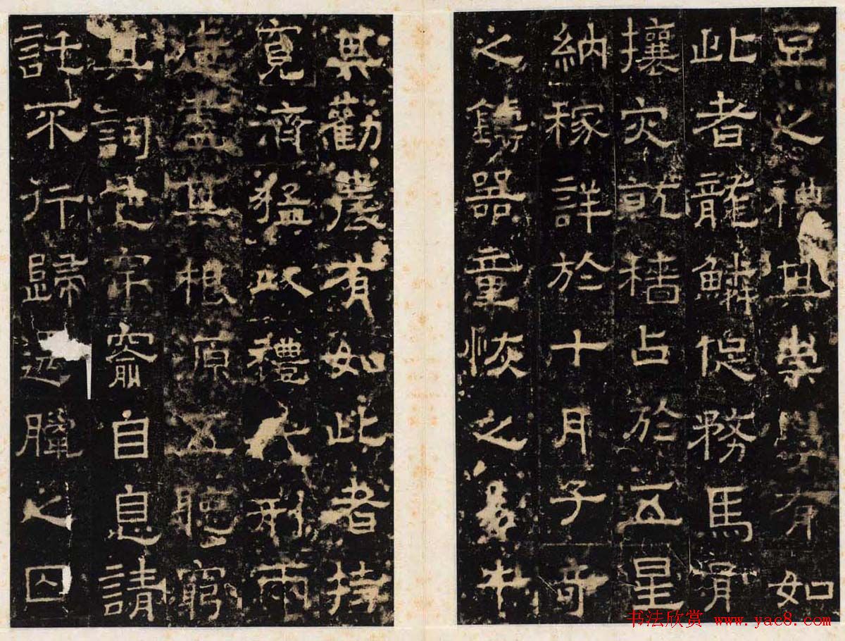 王守哲隶书欣赏《卢正道清德碑》