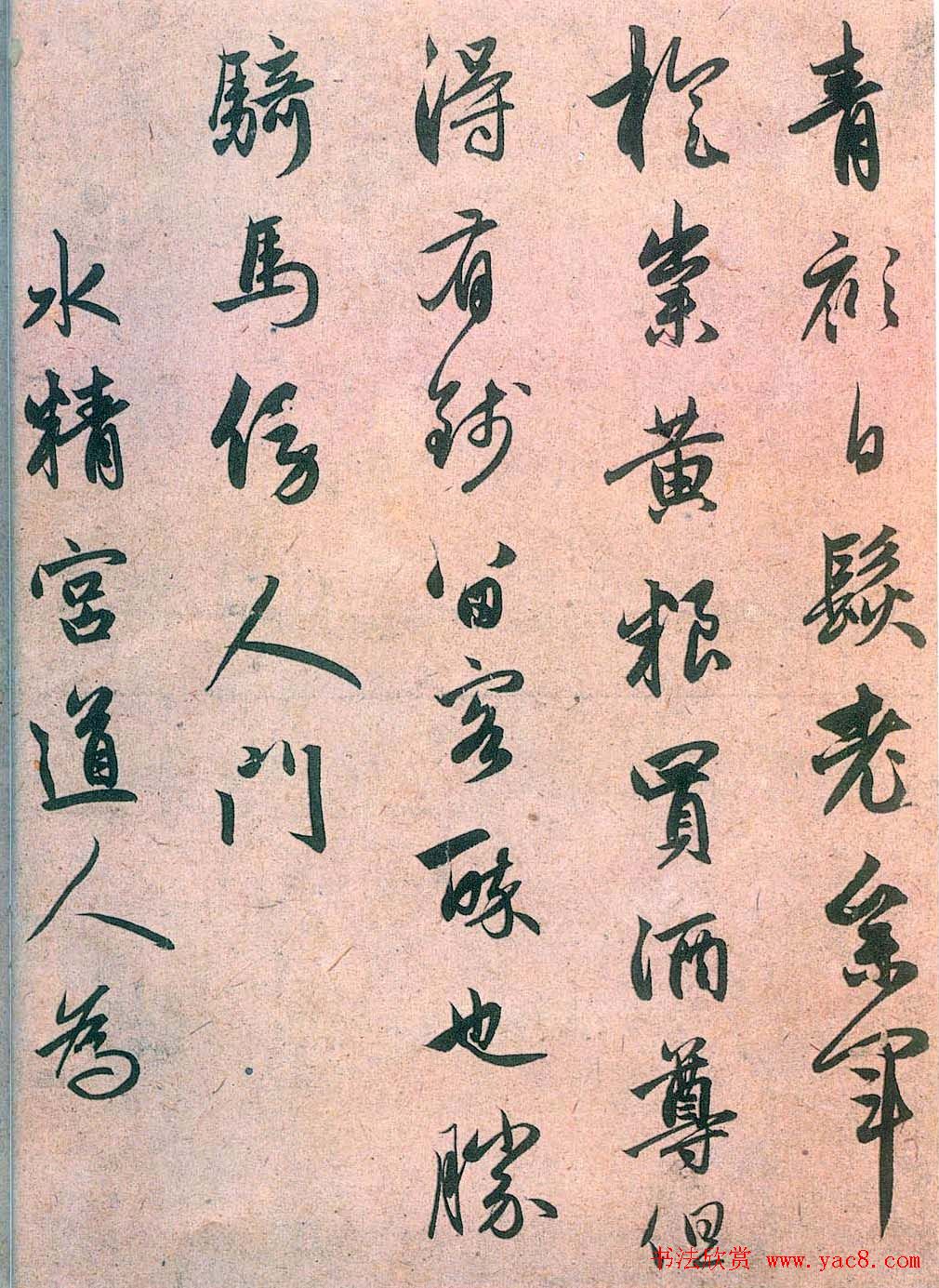 赵孟頫书法艺术《杂书帖选》