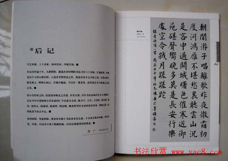 江苏陈广书法作品集