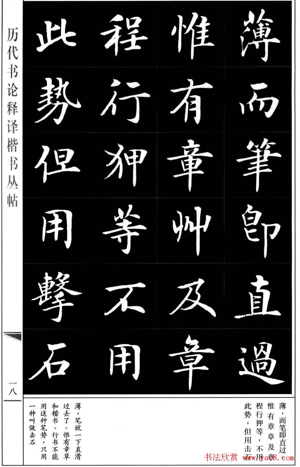 房弘毅书法字帖《王羲之书论四篇》