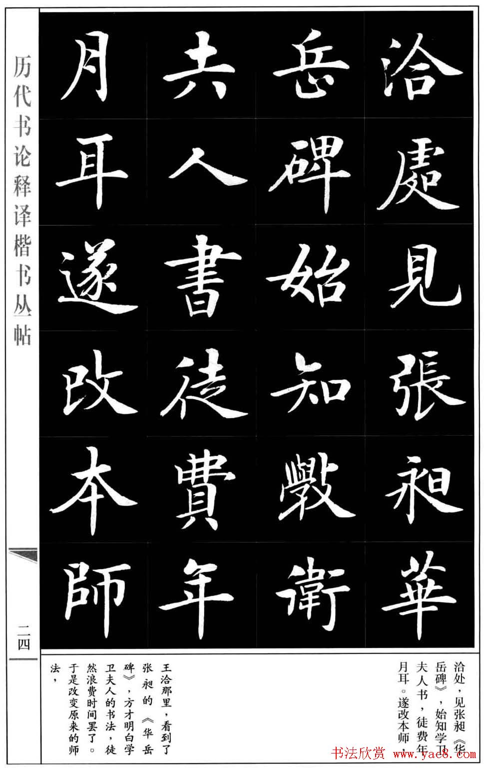 房弘毅书法字帖《王羲之书论四篇》