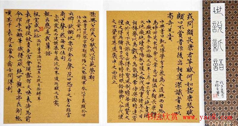 典雅书法册页小品欣赏