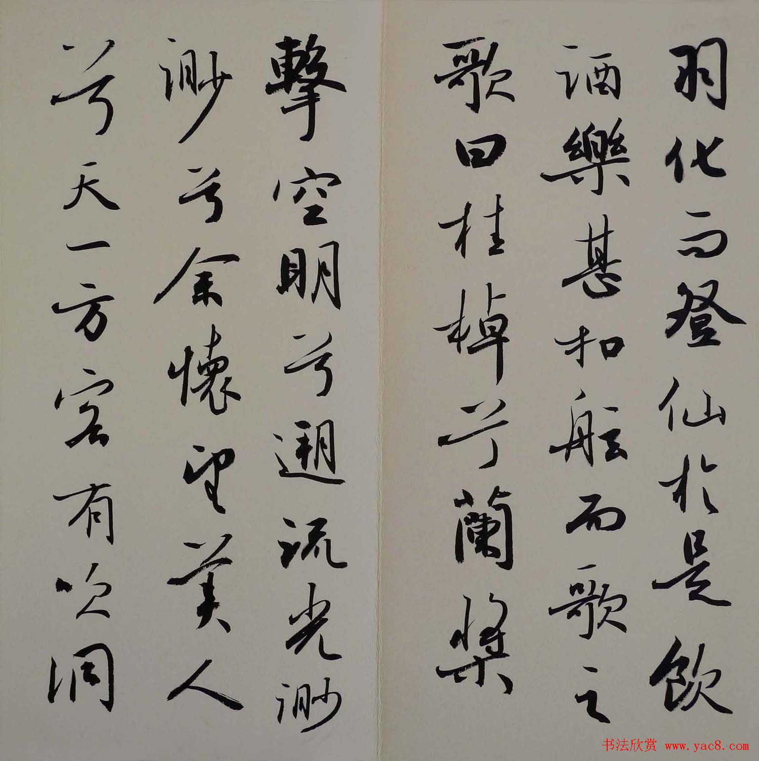 方放书法作品欣赏《苏轼赤壁赋》