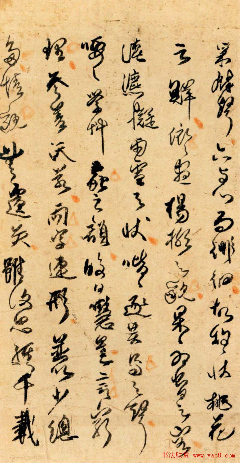 傅青主书法欣赏行草册页