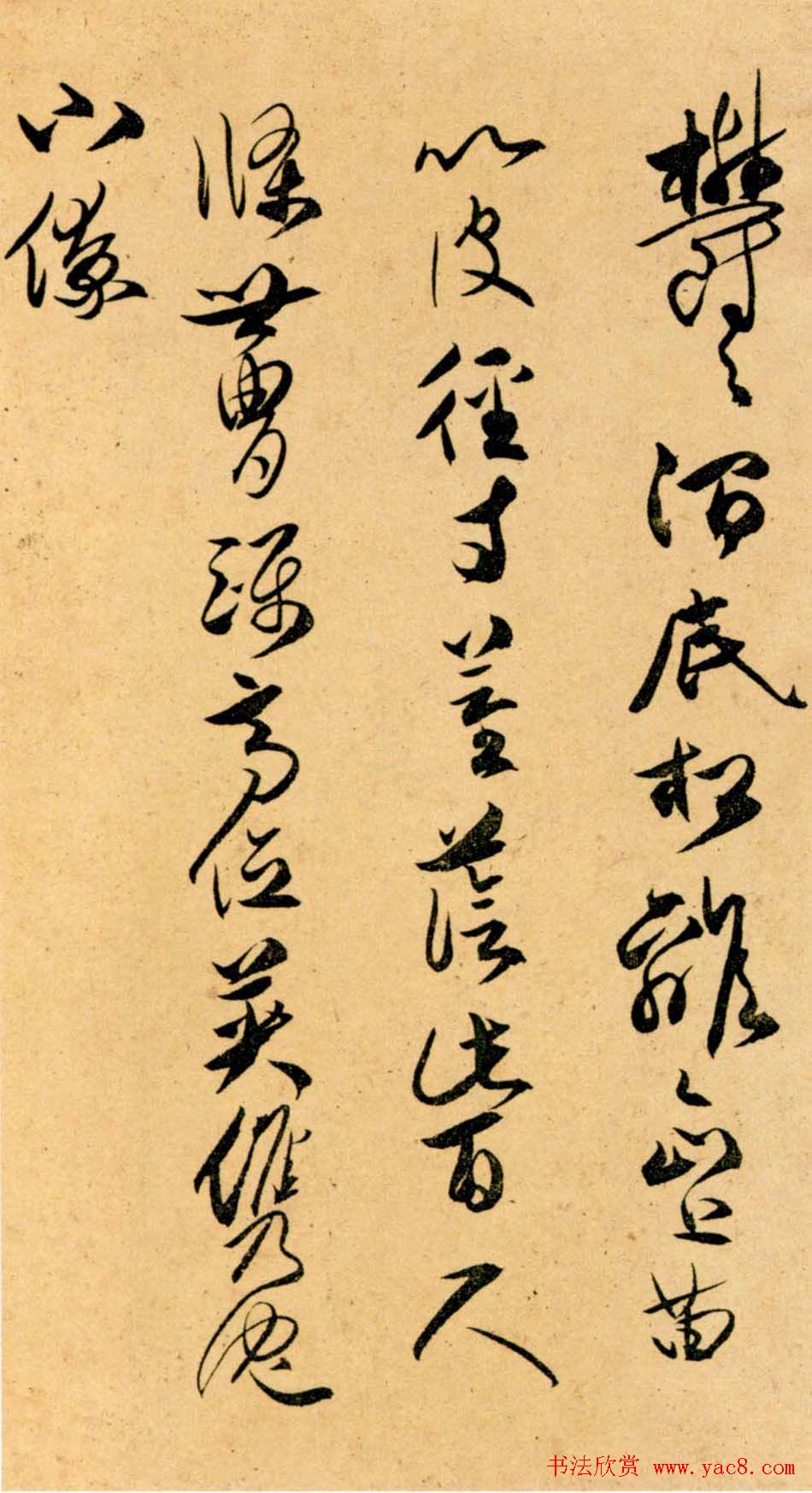 傅青主书法欣赏行草册页