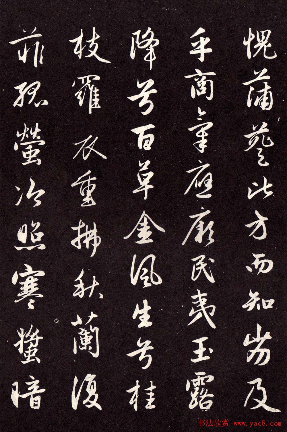 赵孟頫行书作品欣赏《纨扇赋》