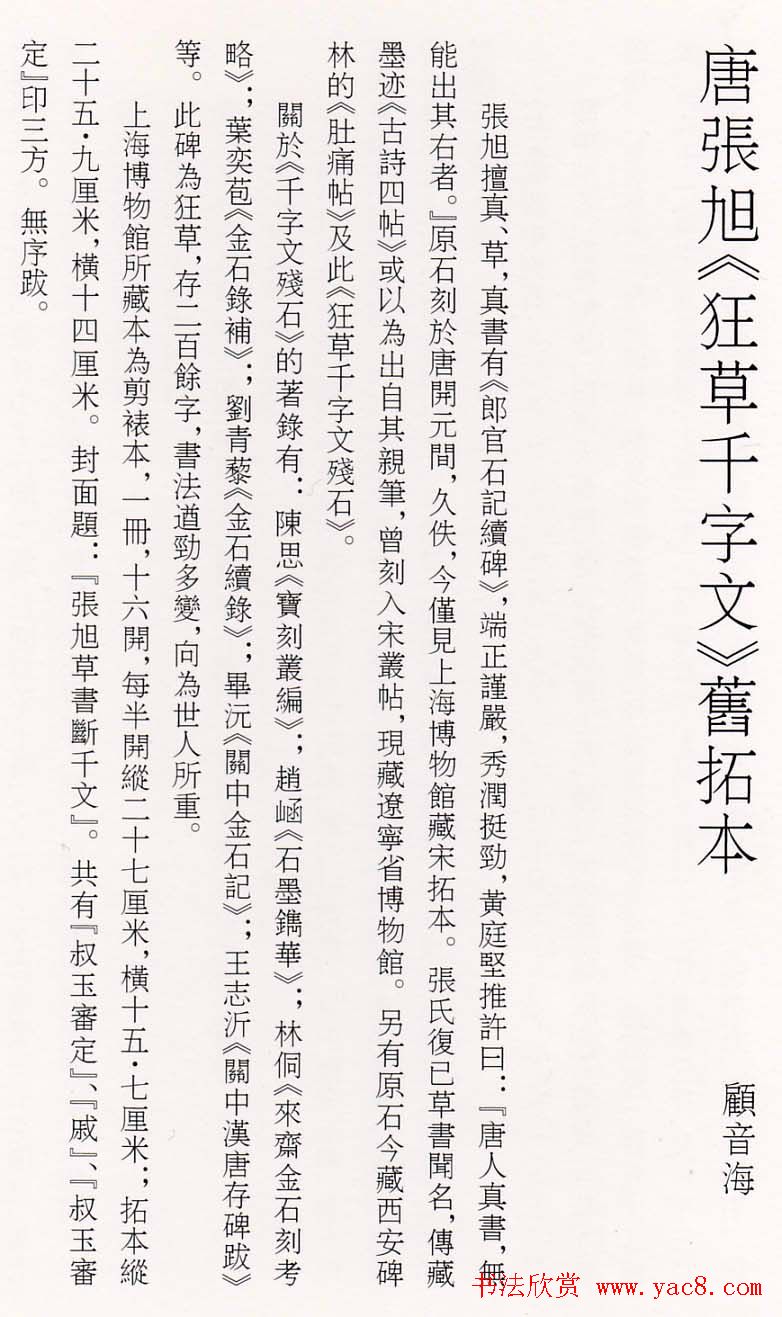 张旭狂草书法《张旭草书断千文》